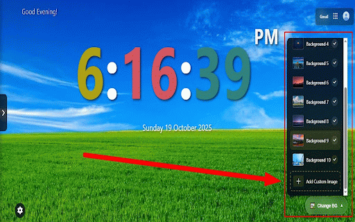Big Digital Clock :: Big Digital Clock with Discover your Own Browser Homepage