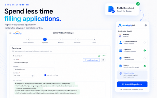 AutoApplyHQ :: Save jobs and prepare application autofill from AutoApplyHQ.
