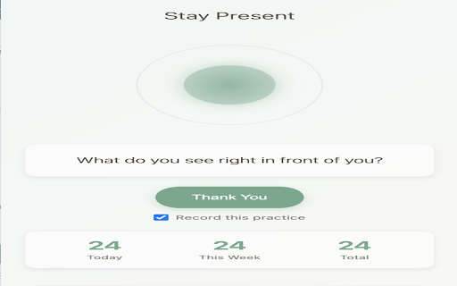 Mindful Reminder :: Stay aware and live in the present moment with mindful reminders