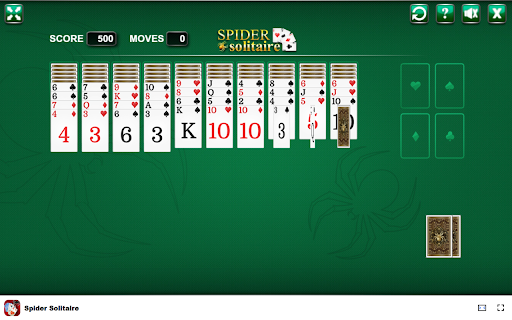 Spider Solitaire Game - Stack cards in order and master the game! :: Enjoy the ultimate offline Spider Solitaire experience, challenge yourself & relax anywhere with this free Chrome extension!