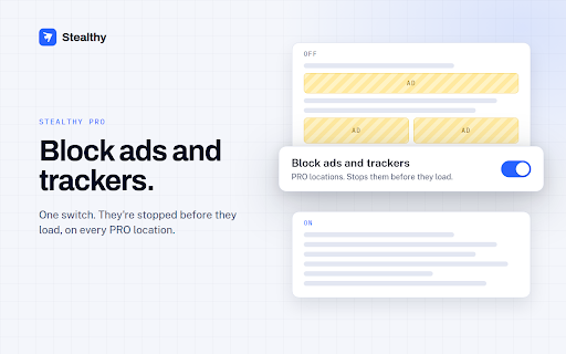 Stealthy :: Access blocked websites with a click of a button.