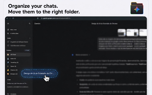 GemDirs: Gemini Folder Organizer :: Organise your Google Gemini chats into virtual folders.