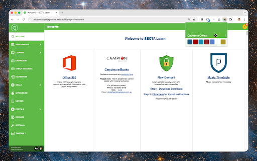Seqta Theme Chooser :: Choose the Theme you want your Seqta UI to be