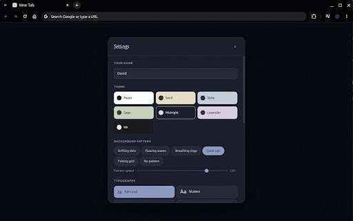 Minima - Your minimal homepage (No Ads) :: A beautifully minimal, fully-featured new tab page. No ads. No trackers. Completely free.