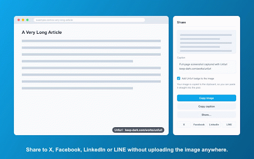 Unfurl — Full Page Screenshot, Annotate & Step Guides :: Capture, annotate, blur and number the steps — then export as PNG or PDF. Runs on your device; no account needed.