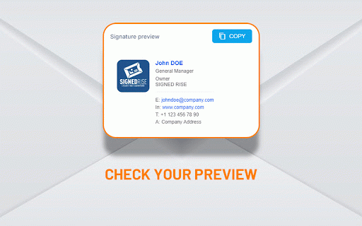 SignedRise - Professional Email Signature :: Create custom and professional email signatures effortlessly with SignedRise. Perfect for personal and work emails.