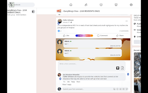 Free Comments :: Use Free Comments to leave anonymous comments on social networks and websites and effectively bypass internet censorship for free