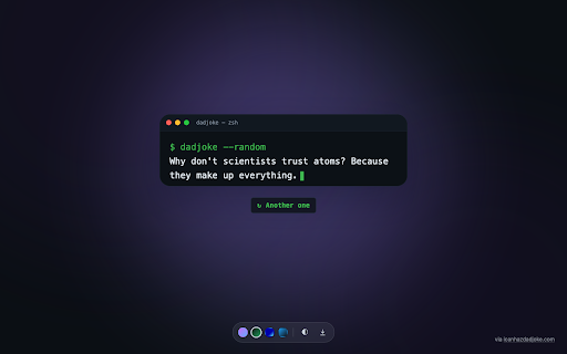 Dad Joke :: A Simple New Tab To Laugh At Dad Jokes!