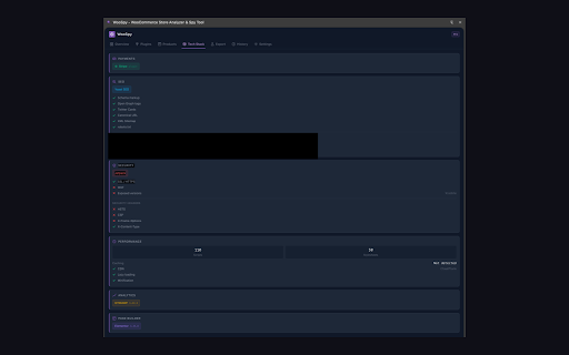 StoreSleuth - WooCommerce Store Analyzer :: Instantly reveal any WooCommerce store's theme, plugins, tech stack, and products. The ultimate WooCommerce intelligence tool.