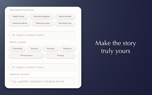 AI Story Writer :: With AI Story Writer App, generate personalized stories. AI writer makes a story that is exciting, personalized. Write your story.