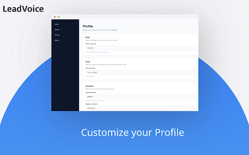 LeadVoice :: LinkedIn Presence & Comment Assistant