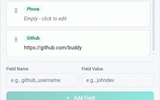 Form Filler Buddy :: Autofill forms with saved fields or realistic test data. Supports site-specific fields and secure storage.