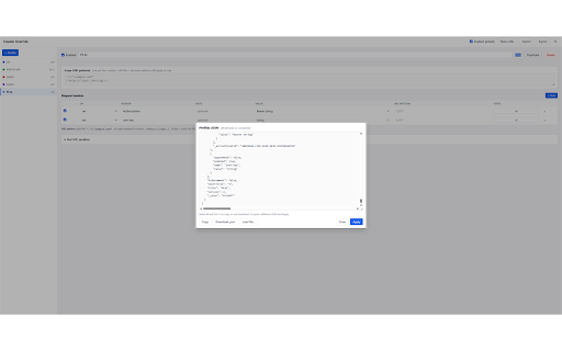 Header Override :: Modify HTTP request headers, ModHeader-style (Chrome MV3 / declarativeNetRequest)