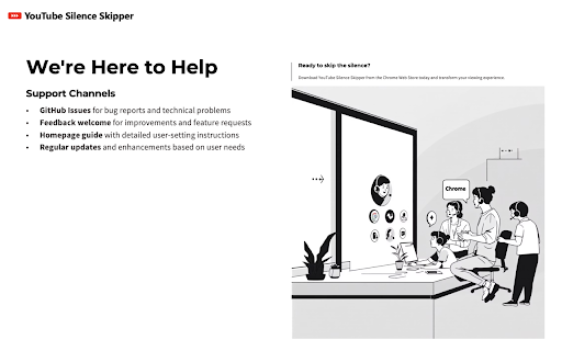 YouTube Silence Skipper :: Automatically skips silent periods in YouTube videos for a smoother viewing experience.