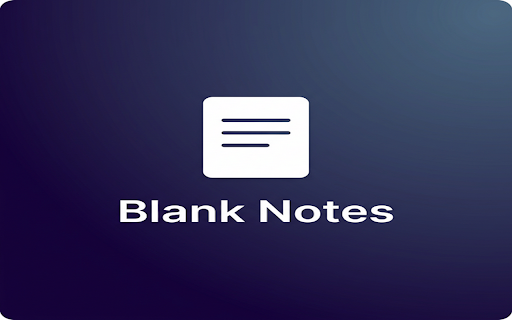 Blank Notes — Quick Notepad On Your Tab :: Fast, minimal notepad with autosave — jot notes instantly from any tab. Markdown preview, themes, PDF export & more.