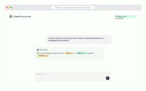 ARKN :: Protect sensitive information before it reaches ChatGPT, Claude, and Gemini. Browser-first AI security for teams.