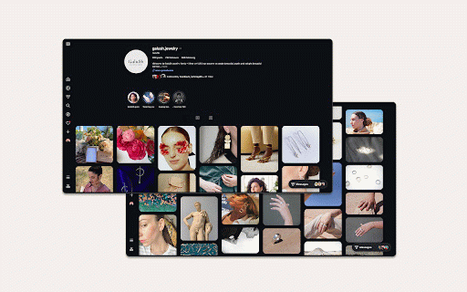 Browse Instagram as an inspirational board :: Enjoy instagram browsing on Desktop - with full width layout