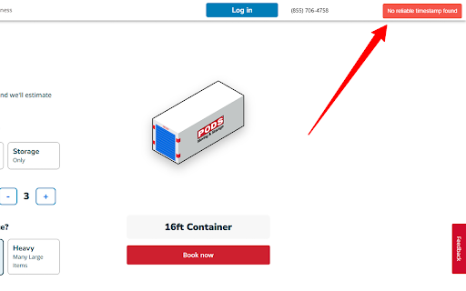 Last Modified Timestamp :: Displays the last modified timestamp of a webpage
