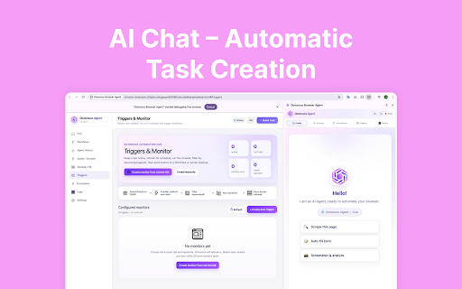 Octonoco Browser Agent :: AI-Powered Browser Automation Agent by Octonoco