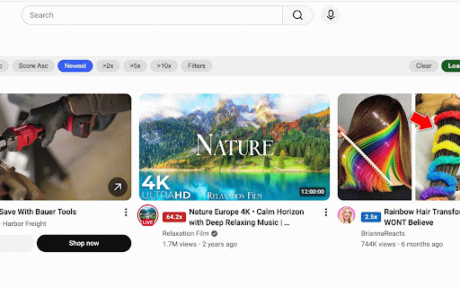 Outlier Finder by moreoften.io :: Find viral videos before they trend. Outlier scores auto-load on every YouTube page.
