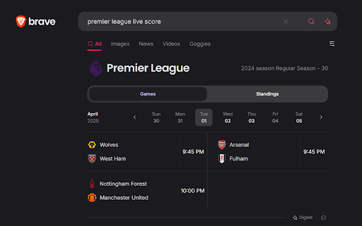 Brave Search (official) - Private Search Engine :: Configures Brave Search as the default search engine.
