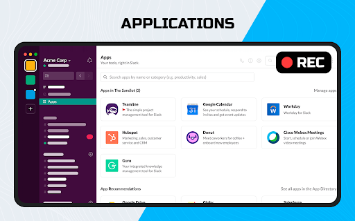 Screen Recorder for Tabs, Desktop, and Apps :: Record your tabs, desktop, applications, or selected area in one click. Free, fast, and easy screen recording with simple controls.