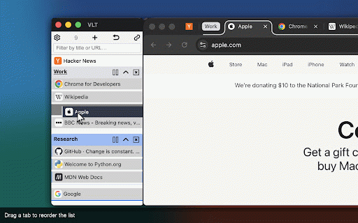 Vertically Listed Tabs :: Manage your tabs vertically and browse quicker!