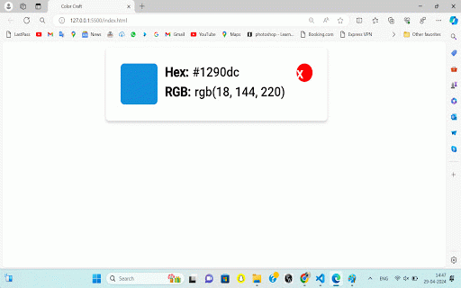 Color Craft :: Make choosing colors on Chrome easy and fun!
