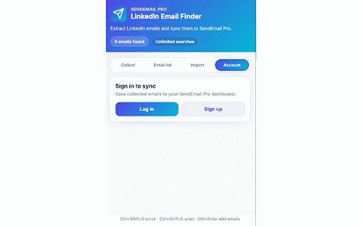 Linkedin SendEmailPro :: Extract emails from LinkedIn posts and manage outreach lists for SendEmail Pro.
