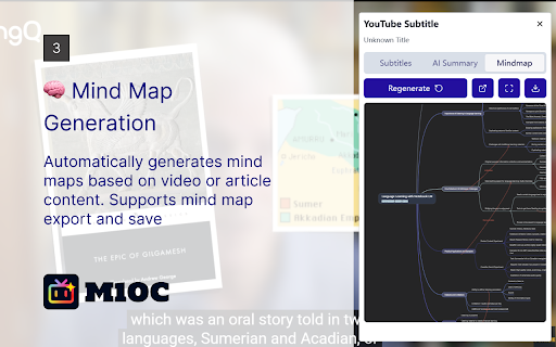 M10C | Web page & Video to Mindmap :: Summary video, or convert video to mindmap