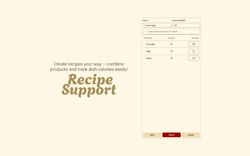 Korni: Calorie tracker & AI Menu Analysis! :: Korni: a calorie calculator for tracking nutrition, creating recipes, and analyzing dishes—perfect for meal prep and dietary goals.