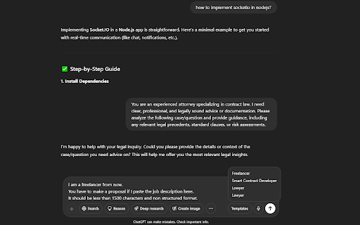 ChatGPT Prompt Father :: Enhance ChatGPT with templates, prompts, shortcuts, smart suggestion with typing — boost productivity right inside ChatGPT.
