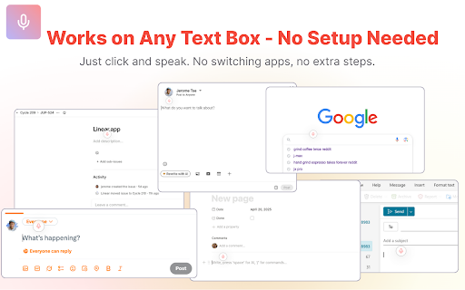 VoiceRecorder.AI - Record thoughts & let AI do the writing on any websites :: VoiceRecorder.AI - Record thoughts & let AI do the writing on any websites