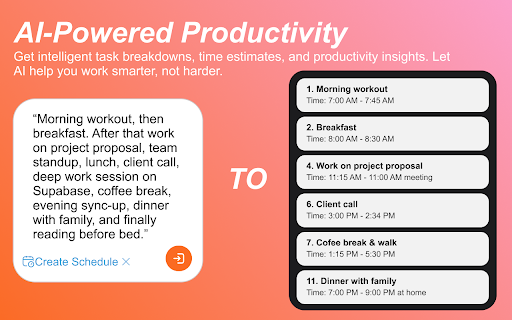 Glidescape - Productivity New Tab :: Transform your new tab into a powerful productivity workspace with timeline, tasks, and calendar.