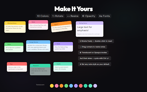 Sticky Notes Pro :: Sticky notes for any webpage — create, organize & sync notes across devices