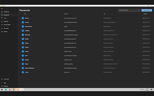 PassKey :: Password manager browser integration for PassKey Desktop. Autofill credentials, cards and identities — no cloud, no subscription.