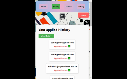 Sender :: An extension to help you apply easily .