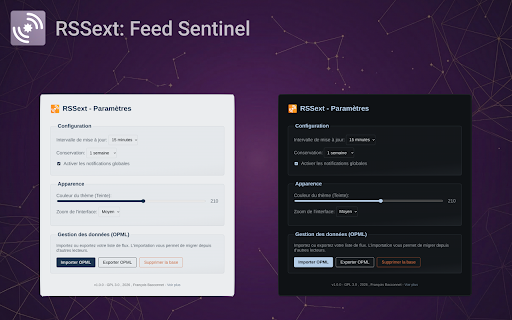 RSSext - Feed Sentinel :: A Sovereign RSS Watch Utility. Catch Your Bop, Leave The Mid!
