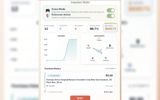 AI'nt Buying It :: Blocks purchase pages until you convince the chatbot to let you buy.