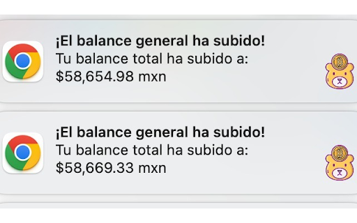 CryptOzO - Crypto Ticker :: Revisa tu balance promedio de crypto en MXN.