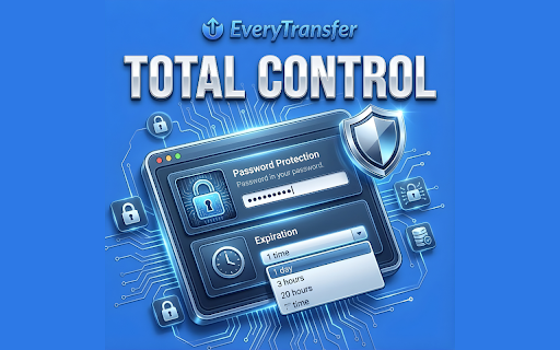 EveryTransfer - Secure File Transfer Platform :: Securely upload and share files with EveryTransfer. Create password-protected transfers and track downloads from your browser.