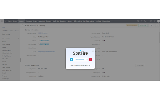 SpitFire Click2Dial :: SpitFire Click2Dial converts phone numbers displayed on web pages into clickable links to dial.