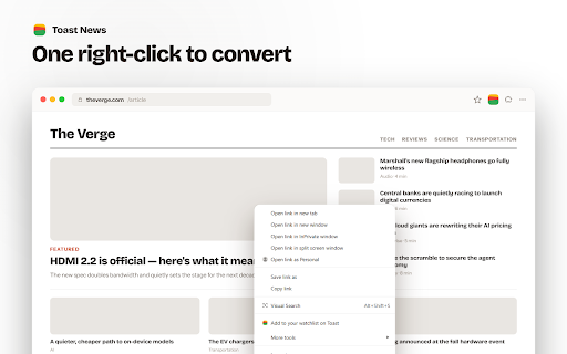 Toast News – Aggregate news into a summarised video report :: Toast News aggregates news and briefs them into video-reports from the sources you already trust — just faster to watch