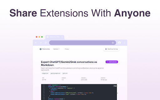 Robomonkey: Chat to Build Extensions & Automations AI Assistant :: Robomonkey is an AI-powered Extension Builder and AI Assistant, capable of building any Chrome extension you need.
