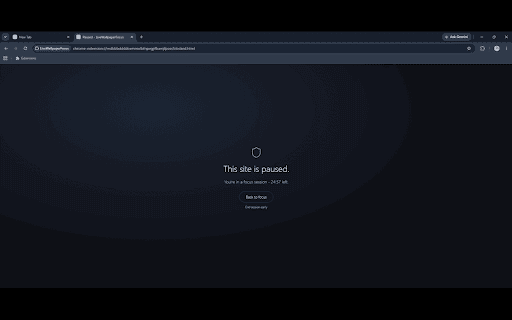 LiveWallpaperFocus :: Calm new-tab dashboard: live wallpapers, Pomodoro + focus stats, to-dos, ambient sounds, themes, and a real distraction blocker.