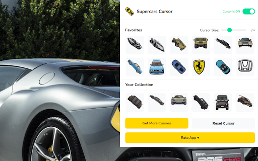 Supercars Cursor ★ Custom Cursor for Chrome™ :: Browse with 240+ supercar cursors: Lamborghini, Ferrari, Bugatti, McLaren & more!