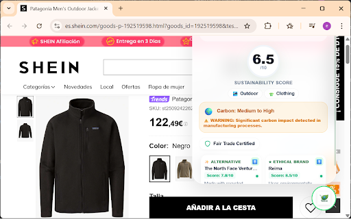 EcoLens IA 2026 :: AI-powered sustainability analysis for online shopping. Discover eco-friendly alternatives and real carbon impact instantly.