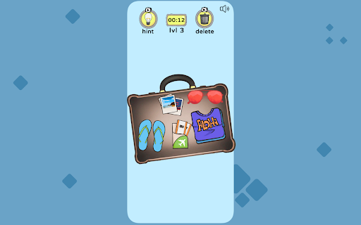 Pack A Bag Game - Embark on a Fun Travel Adventure! :: "Join the packing adventure and test your puzzle skills for exciting virtual journeys!"