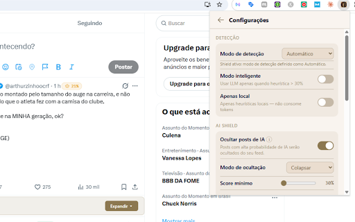 NotABot - AI Content Detector :: Detect AI-generated content on social media with probability badges