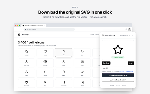 SVG Web Downloader & Extractor :: Extract and download SVG images from any website. Save vector graphics, icons, and logos in high quality SVG format.